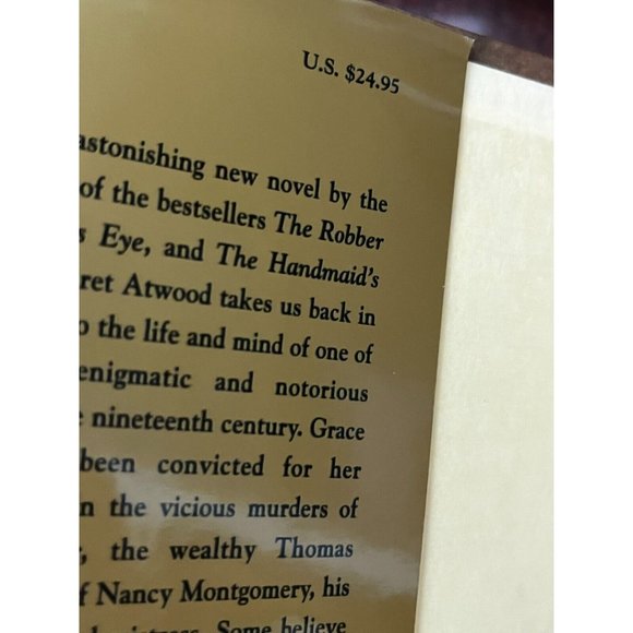 Margaret Atwood lot 2 hc/dj books Alias Grace & wilderness tips - Picture 3 of 7